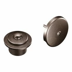 Moen Push-N-Lock Tub & Shower Drain Kit, Oil-Rubbed Bronze