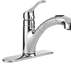 Moen® Renzo Single Handle Pull Out Kitchen Faucet, Chrome