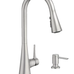Moen® Sarai Single Handle Pull Down Kitchen Faucet, Chrome
