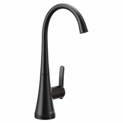 Moen® Sinema Single Handle High Arc Cold Water Beverage Kitchen Faucet, Matte Black