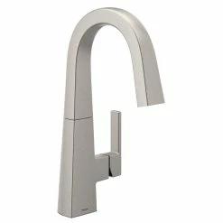 Moen® Sip Single Handle Traditional Spot-Resist Beverage Kitchen Faucet, Stainless Steel