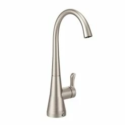 Moen® Sip Single Handle Transitional Cold Water Beverage Spot-Resist Kitchen Faucet, Stainless Steel