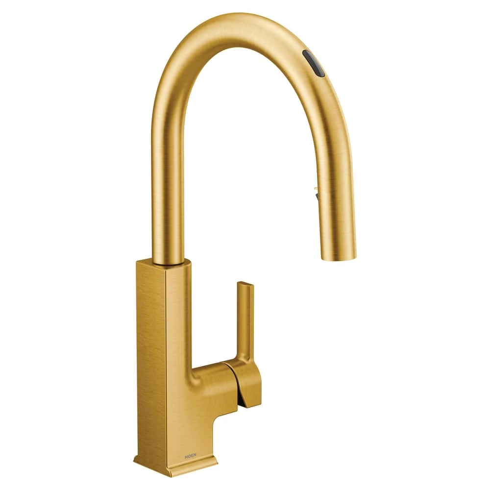 Moen STO Smart Pulldown Kitchen Faucet, Brushed Gold 1 Moen STO Smart Pulldown Kitchen Faucet, Brushed Gold