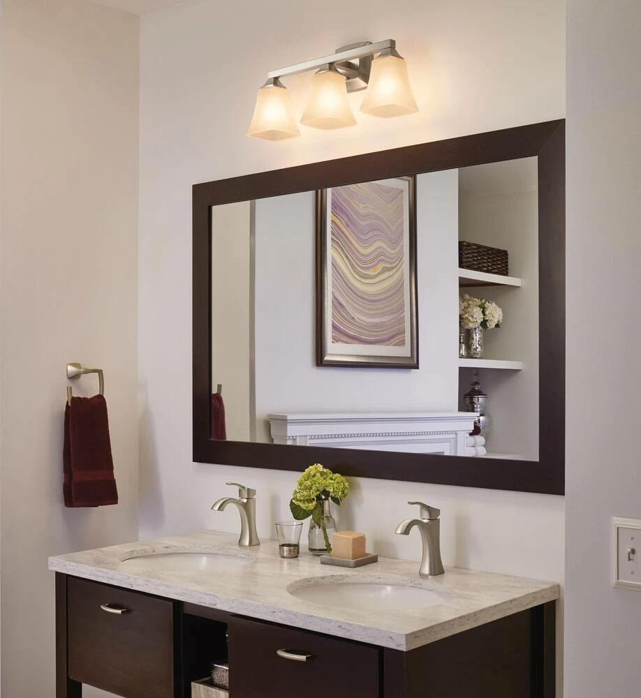 Moen® Voss Single Handle High Arc Single Hole Bathroom Sink Faucet, Brushed Nickel 8 Moen® Voss Single Handle High Arc Single Hole Bathroom Sink Faucet, Brushed Nickel - Image 8