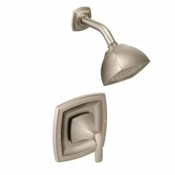 Moen Voss Posi-Temp Pressure Balancing Shower Trim Kit, Valve Required, Brushed Nickel