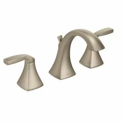 Moen Voss Two-Handle Widespread Bathroom Faucet Trim Kit (Valve Required), Brushed Nickel