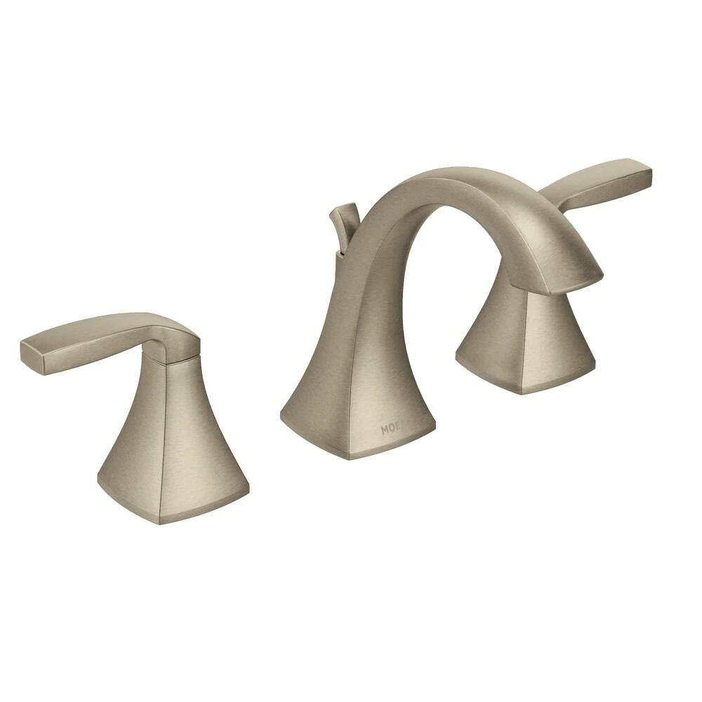 Moen Voss Two-Handle Widespread Bathroom Faucet Trim Kit (Valve Required), Brushed Nickel 1 Moen Voss Two-Handle Widespread Bathroom Faucet Trim Kit (Valve Required), Brushed Nickel