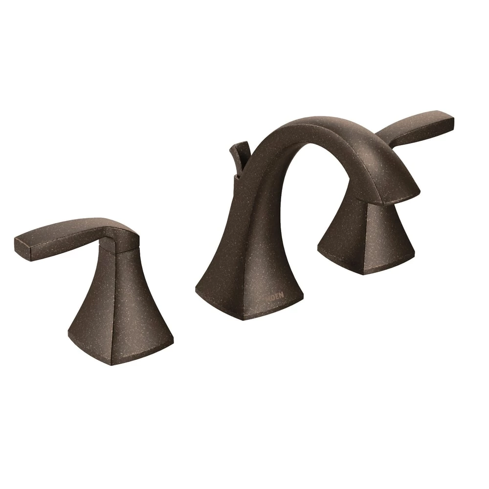 Moen Voss Two-Handle Widespread Bathroom Sink Faucet Trim Kit (Valve Required), Oil Rubbed Bronze 1 Moen Voss Two-Handle Widespread Bathroom Sink Faucet Trim Kit (Valve Required), Oil Rubbed Bronze