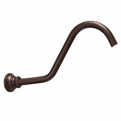 Moen Waterhill 14-in Curved Shower Arm, Oil-Rubbed Bronze