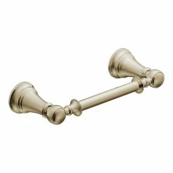 Moen Weymouth 2-Post Pivoting Toilet Paper Holder, Polished Nickel